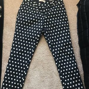 Banana Republic 0 Petite Polka Dot Pants